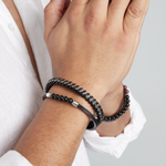 Load image into Gallery viewer, Black Dual Bracelet MeOcean