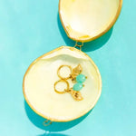 Load image into Gallery viewer, Blue Shelly Earrings MeOcean