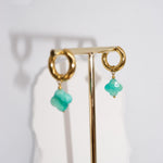 Load image into Gallery viewer, Turquoise Clover Earrings - MeOcean