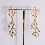 Load image into Gallery viewer, Golden Branch Earrings - MeOcean