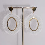 Load image into Gallery viewer, Snow White Hoops - MeOcean
