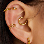 Load image into Gallery viewer, Gold Seraphine Ear cuff - MeOcean