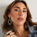 Load image into Gallery viewer, Emerald Crystal Earrings - MeOcean
