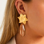 Load image into Gallery viewer, Kaki Flower earring - MeOcean