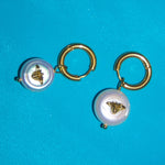 Load image into Gallery viewer, Frosty Bees Earrings MeOcean