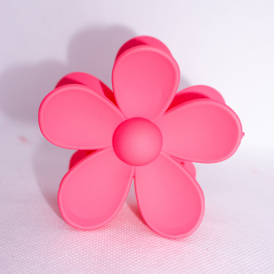 Pink Flower Hair Clip MeOcean