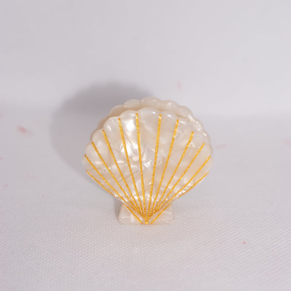 White Shell Hair Clip MeOcean