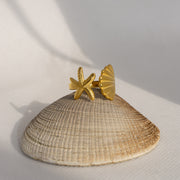 Starlit Seashell Ring MeOcean