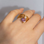 Load image into Gallery viewer, Pink Heart Ring MeOcean
