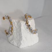 White crystal hoops - MeOcean