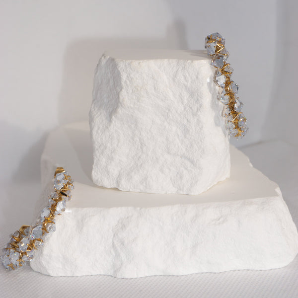 White crystal hoops - MeOcean