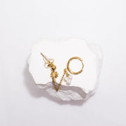 Pearl Palm One Piece Earring (Gold) - MeOcean