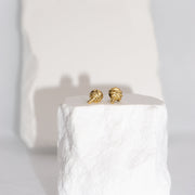 Mini Palm Earrings (Gold) - MeOcean