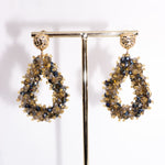 Load image into Gallery viewer, Royal Sunset Crystals Earrings
