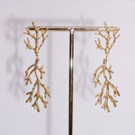 Load image into Gallery viewer, Golden Branch Earrings
