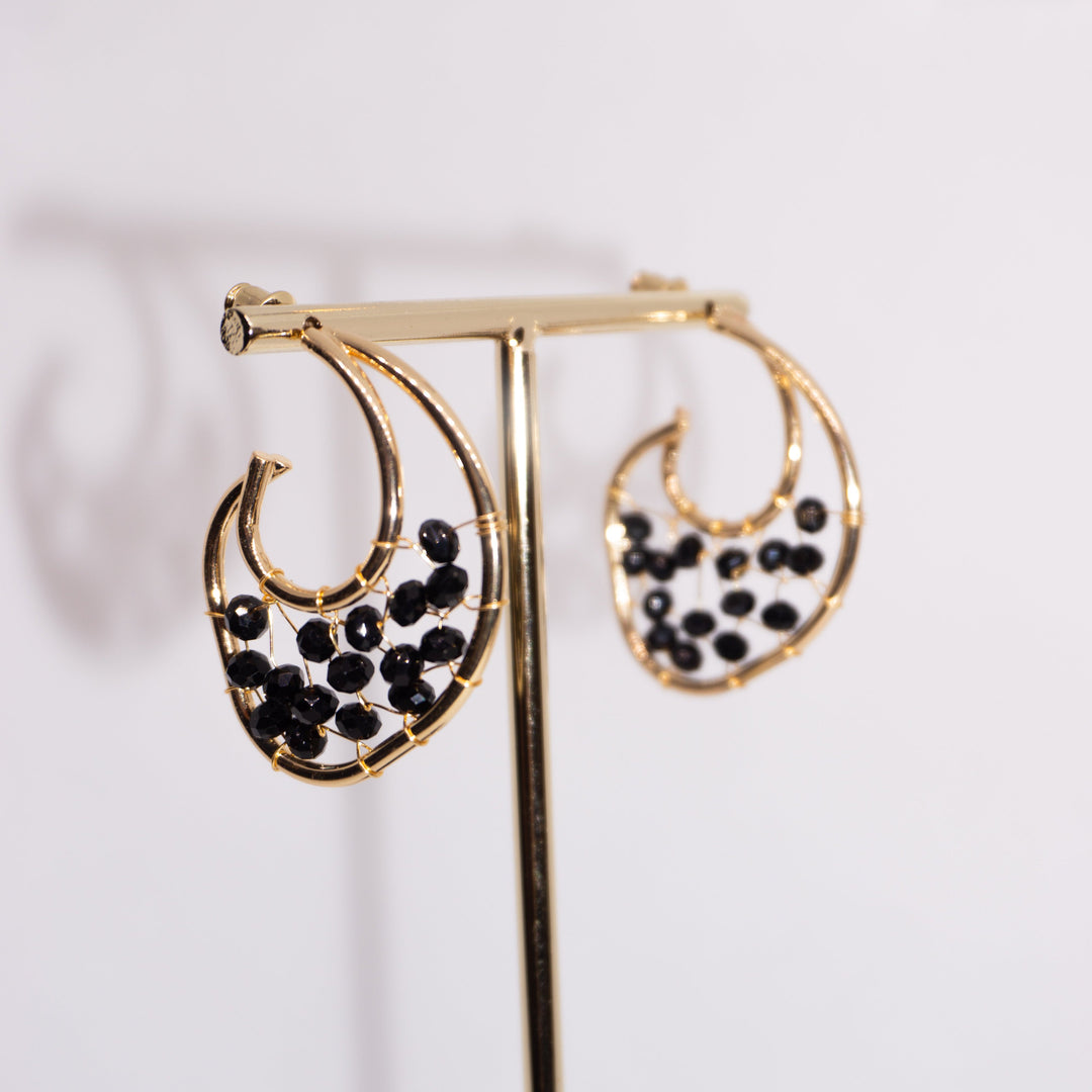 Midnight Crystal Earrings