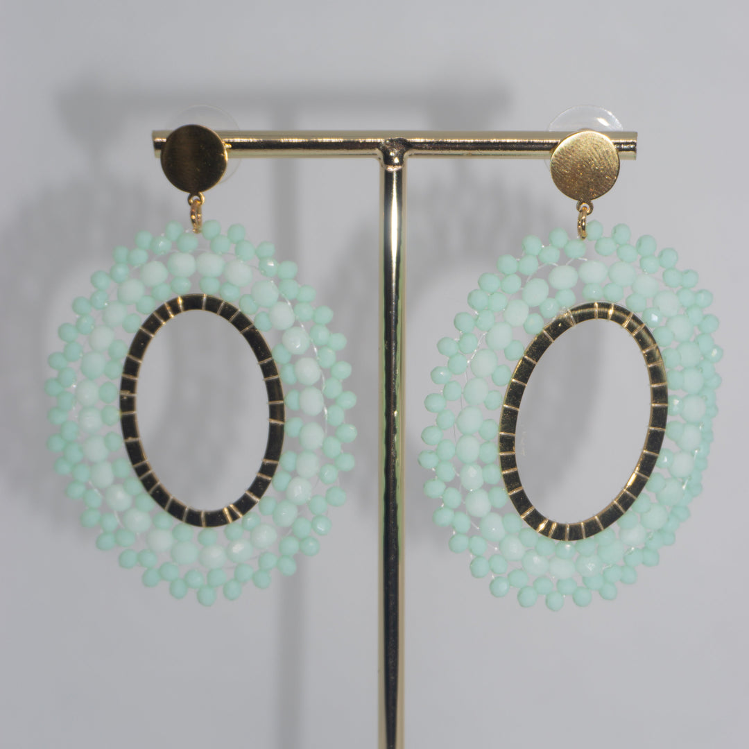 Fresh Mint Hoops