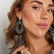 Emerald Crystal Earrings - MeOcean