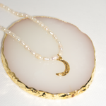 Load image into Gallery viewer, Moon Pearls Necklace MeOcean
